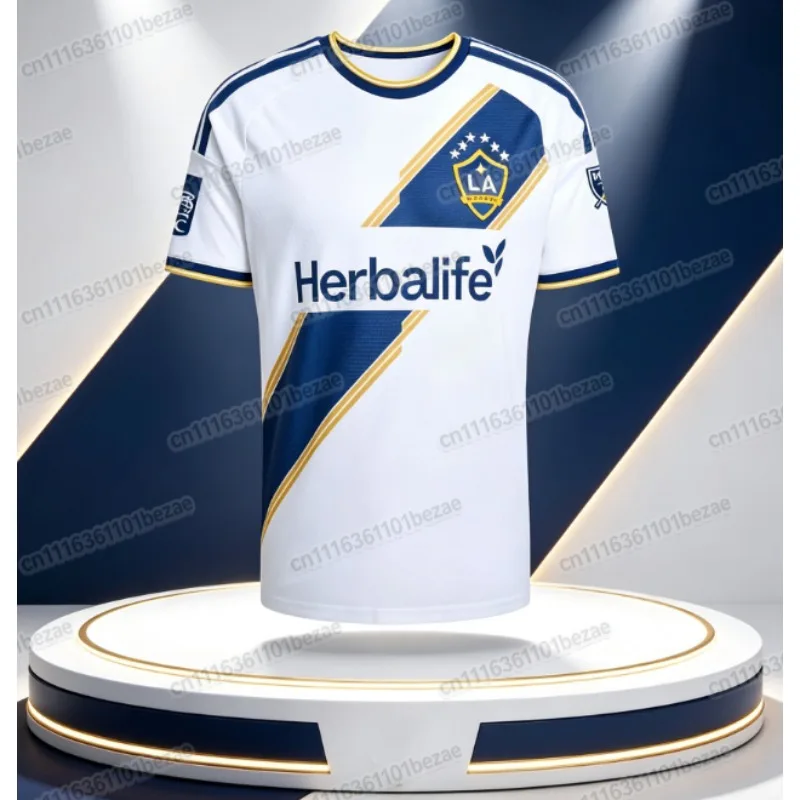 2026 Neues Los Angeles Galaxy Fußball-Fan-Trikot, Familien-Kurzarmshirt, Fußballshirt, 3D-Druck Fan-Sport-Trainingsausführung