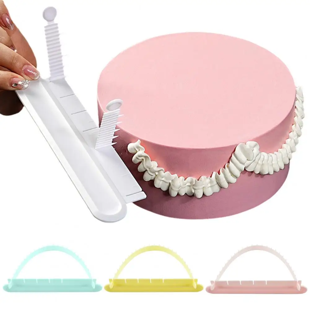 Fondant Cake Arc Ruler Adjustable Arc Guide Precision Baking Tool Arc Decoration Marking Divider Gum Paste Cake Decorating Tools