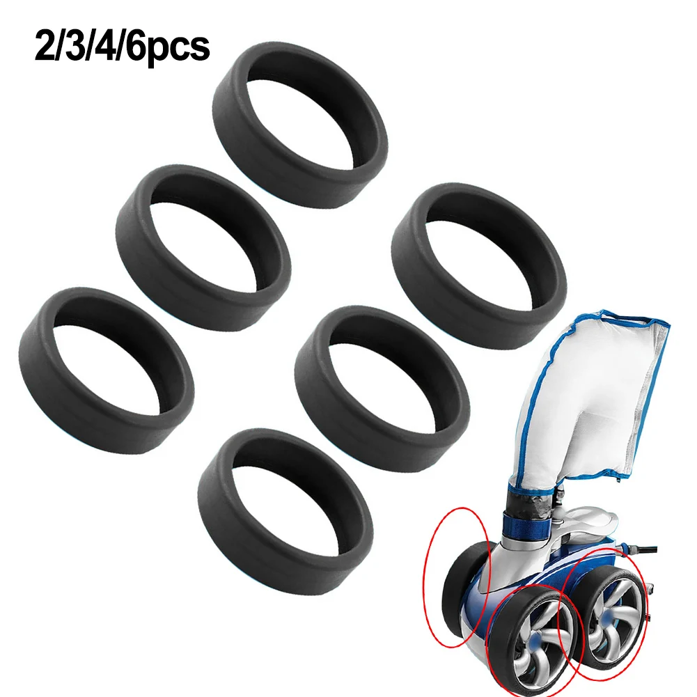2/3/4/6PCS 48-232 Pool Cleaner Replacement Tires Wide For Trax Wheels For Zodiac For Polaris 3900 Sport 480 P39 Max Parts