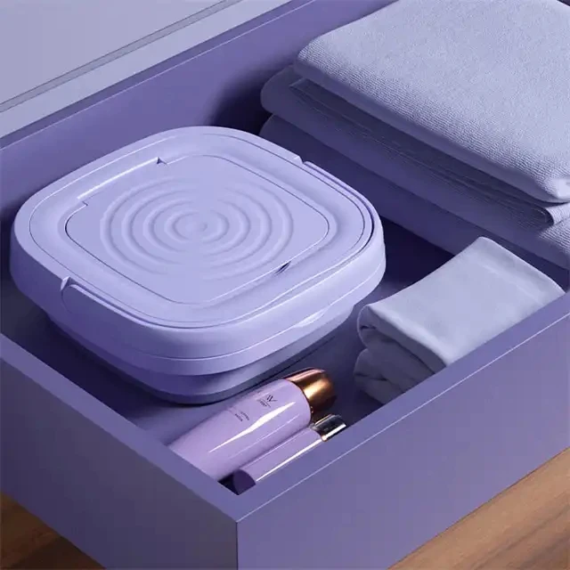 Hot Selling Mini Portable washer and dryer machine 2 in 1 Machine Foldable mini automatic washing machine for baby clothes