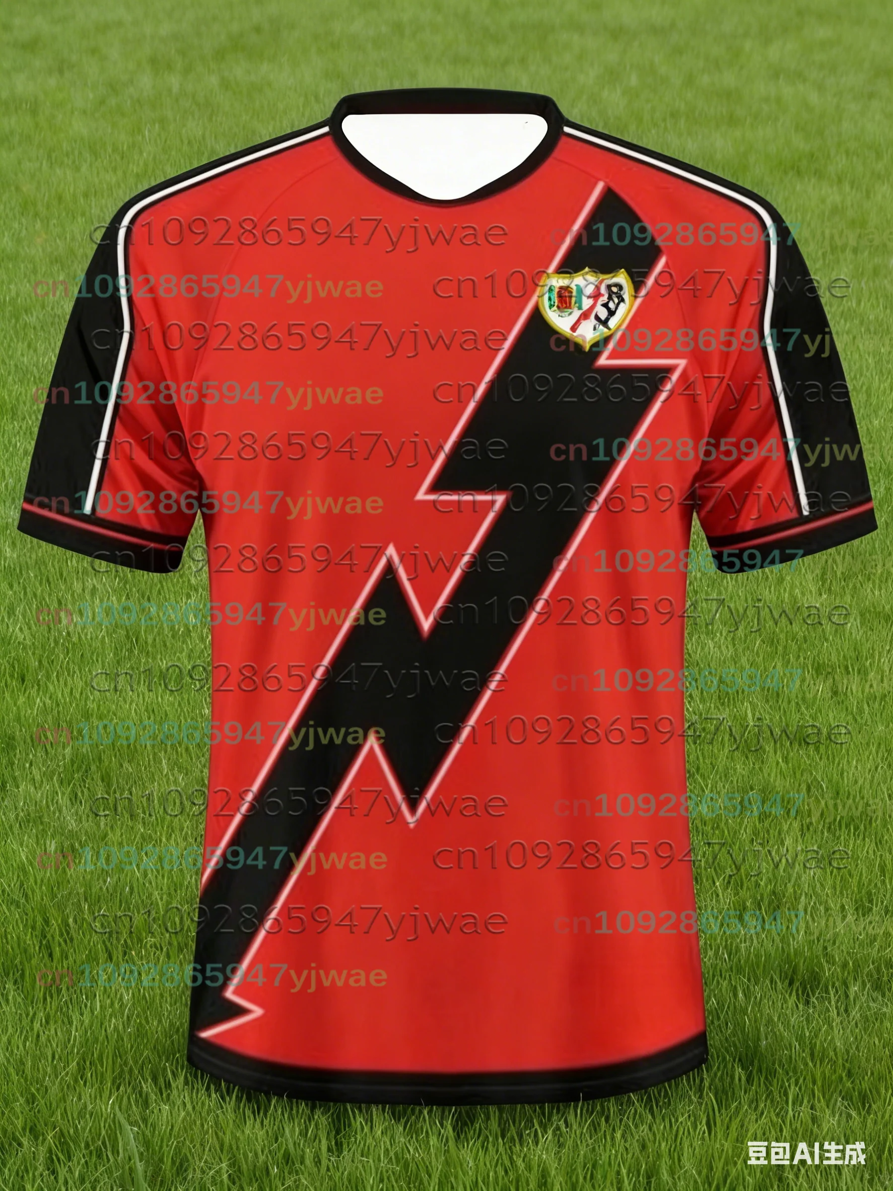 25-26 Neues Rayo Vallecano Fußballtrikot für Kinder und Erwachsene T-Shirt Y2K Street Style Schnelltrocknend Trainings-Fitness-Top Lässige Sportbekleidung – Detail 6