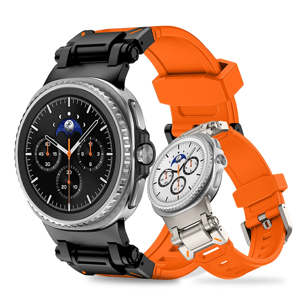 Silikonarmband für Samsung Galaxy Watch 9 8 40/44mm, atmungsaktives Sportarmband für Samsung Watch 8 Classic 46mm, Armband-Zubehör