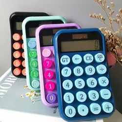 Solar Calculator Small 10-digit Mechanical Keyboard Calculator Learning Accounting Tools