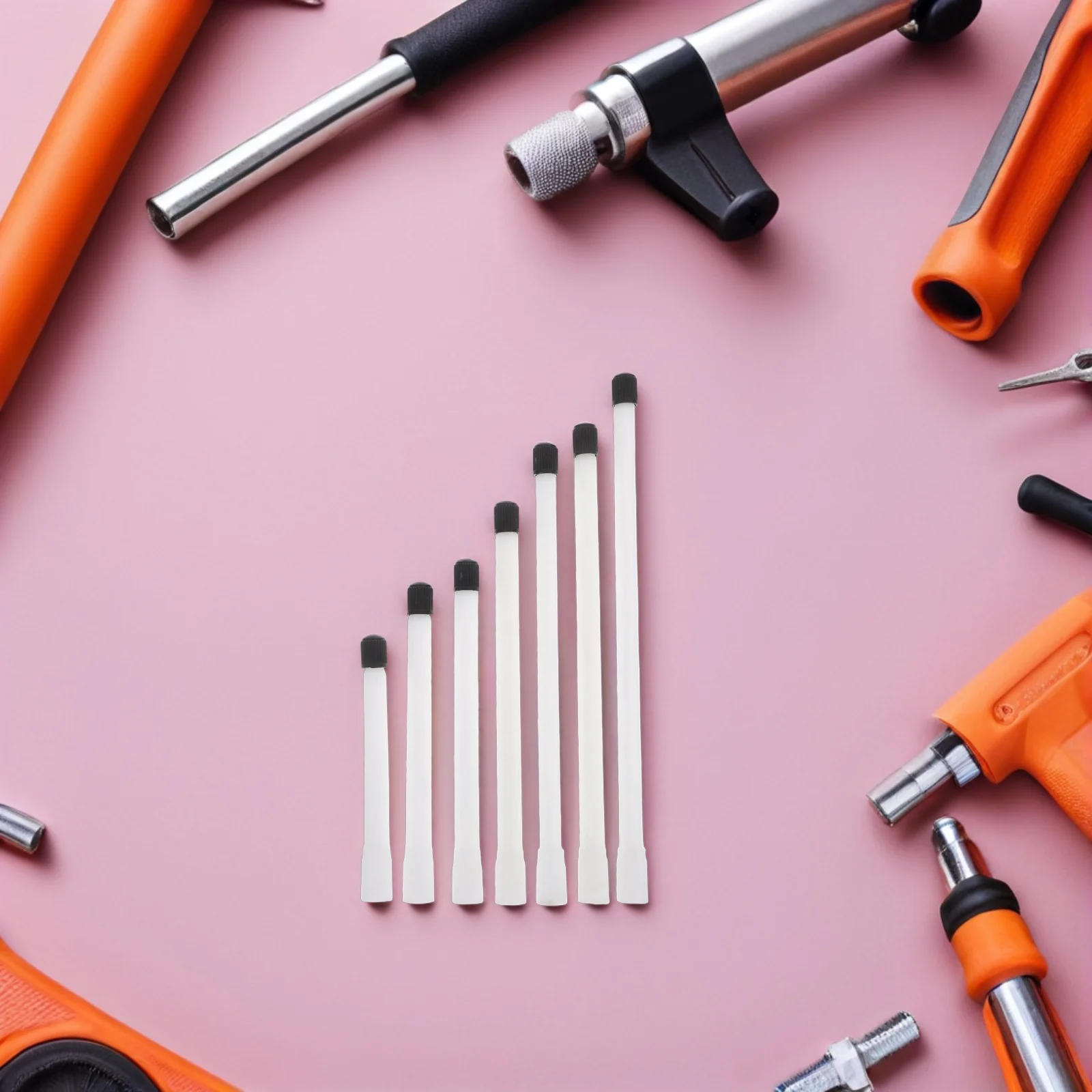 

14Pcs Tire Valve Rods Durable Plastic Universal Compatibility Bicycle Car Enhanced Accessibility Tool