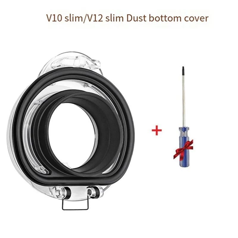BAAD Tapa de contenedor de polvo Fordyson V10 Digital Slim V12 Accesorios de vacío delgados Cubierta de cubo de polvo de repuesto con anillo de sellado