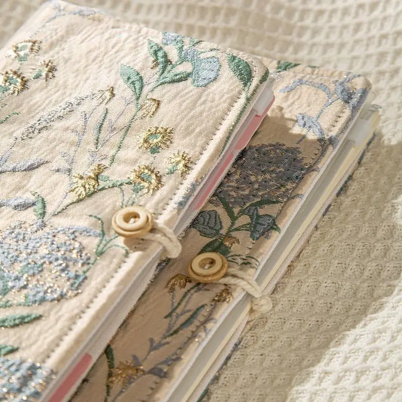 العصرية النسيج فضفاضة ورقة كتيب الأدبية A6 سميكة 90 ورقة من 180 صفحة مذكرات كتيب لطيف دفتر المفكرة #1