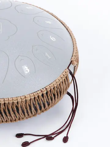 Pro Steel Tongue Drum Wrapped Braided Rope Handmade Handpan Woven Rattan Rope Percussion Instruments Accessories
