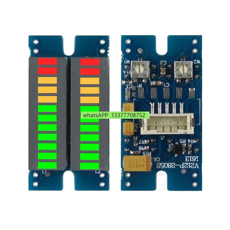 Music spectrum volume level dual channel led display module vu audio meter