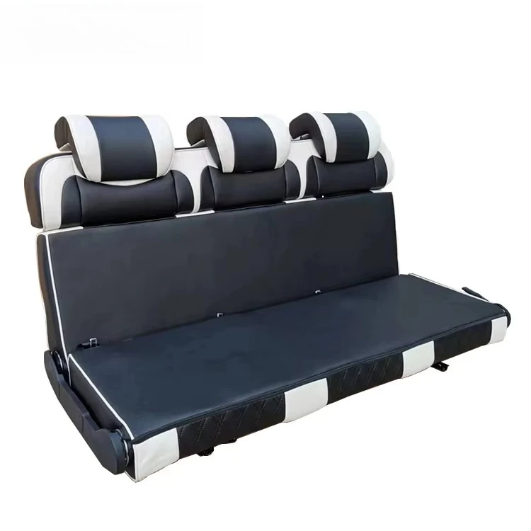 AutoLiuMa المهنية متعددة الوظائف تعديل الجلود مقعد السيارة السرير مخصص MPV المنازل المتنقلة فان العبور شاحنة التخييم مقعد السرير