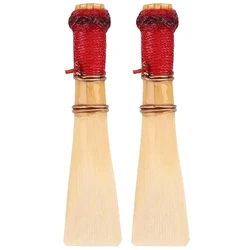 652D 2Pcs Bassoon Reeds, Medium Soft Bassoon Reed, with Bassoon Reed Protective for Case Reeds Storage Holder Box Container B