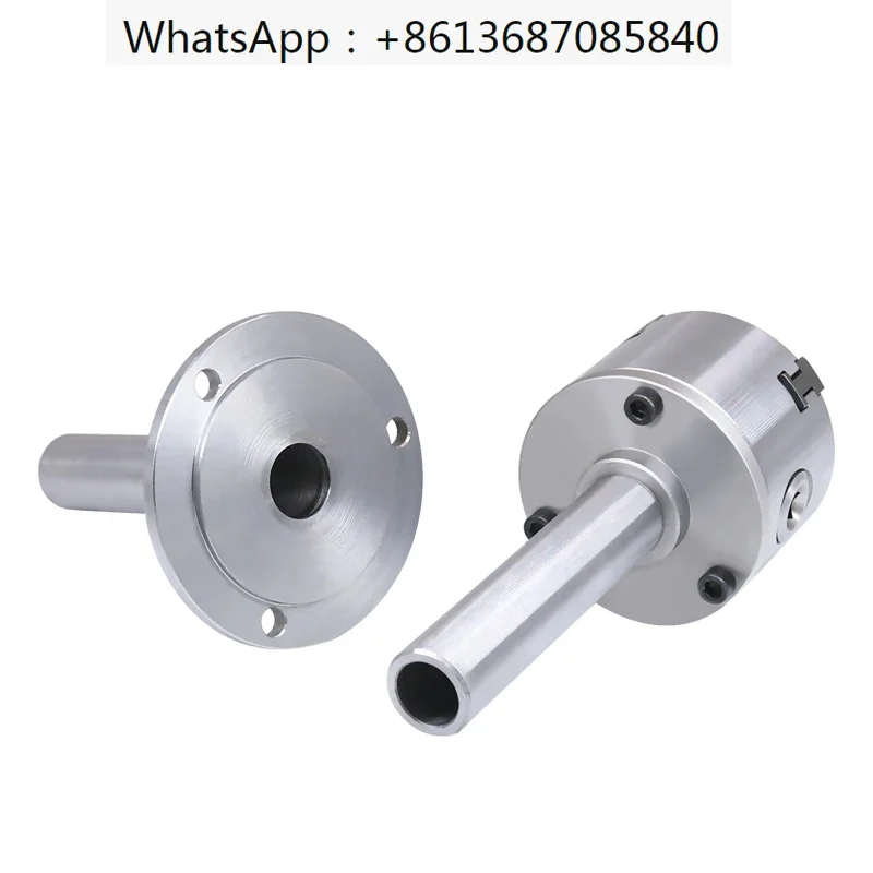 

80/100 chuck connecting rod through hole/DIY woodworking lathe/CNC spindle Buddha bead machine/flange plate