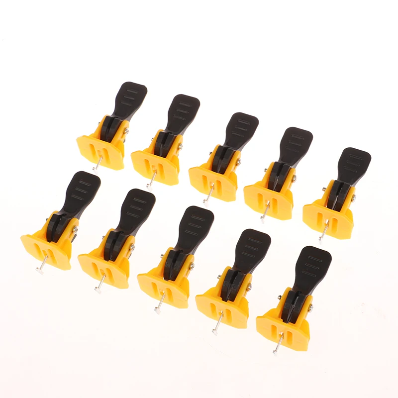 10Pcs Floor Tile Leveling System Clips Leveler Adjuster for the Tile Laying Fixing Flat Ceramic Wall Construction Tools