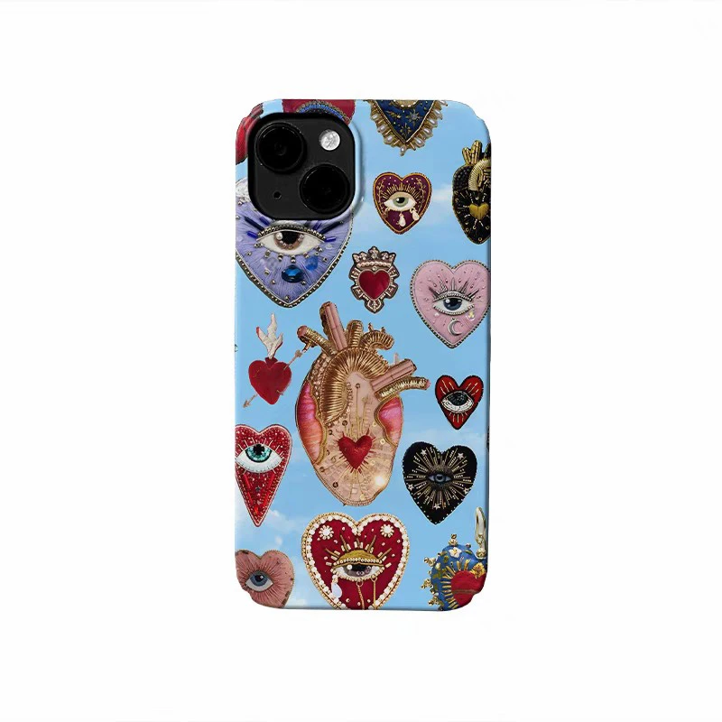 Funny Turkish evil eye Phone Case for iPhone 16 15 14 13 12 11 Pro Max XS XR XSMax 6 7 8 Plus Glossy HD Hard PC Cover