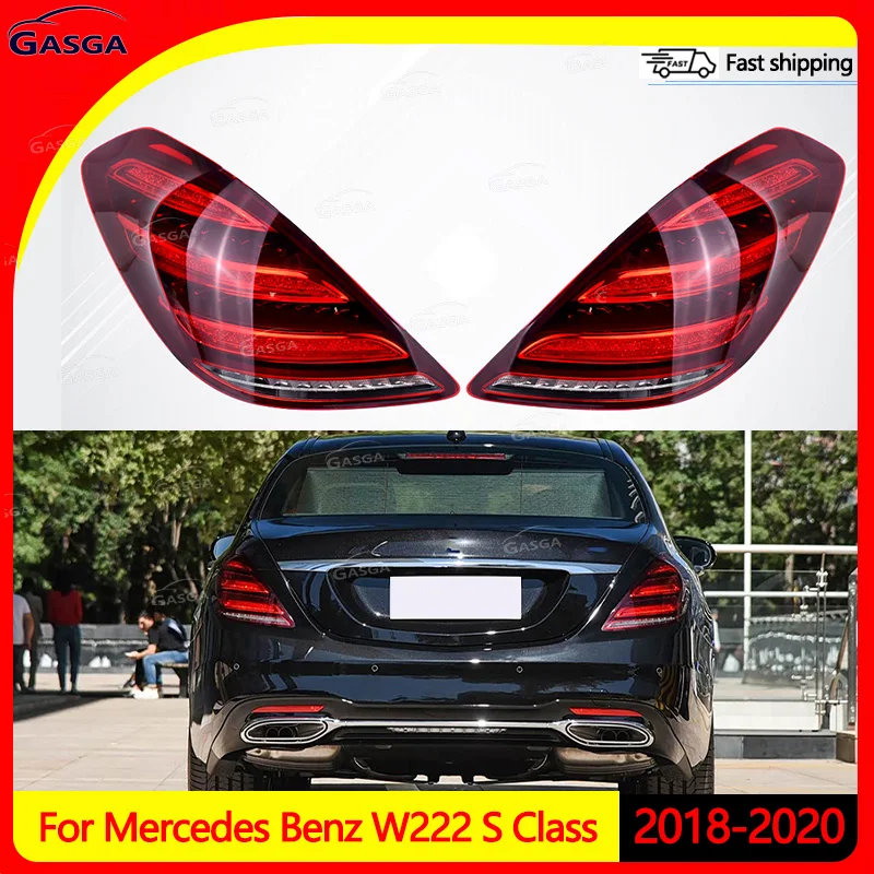 

Automotive LED taillights Rear Light Assembly Rear Turn Signals Brake Lights For Mercedes Benz W222 S Class 2018-2020
