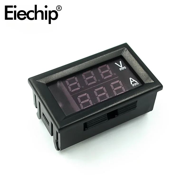 DC0-100V LED Dual Display Digital Current Voltmeter, Red and Blue 10A DSN-VC288, Red and Red 100A