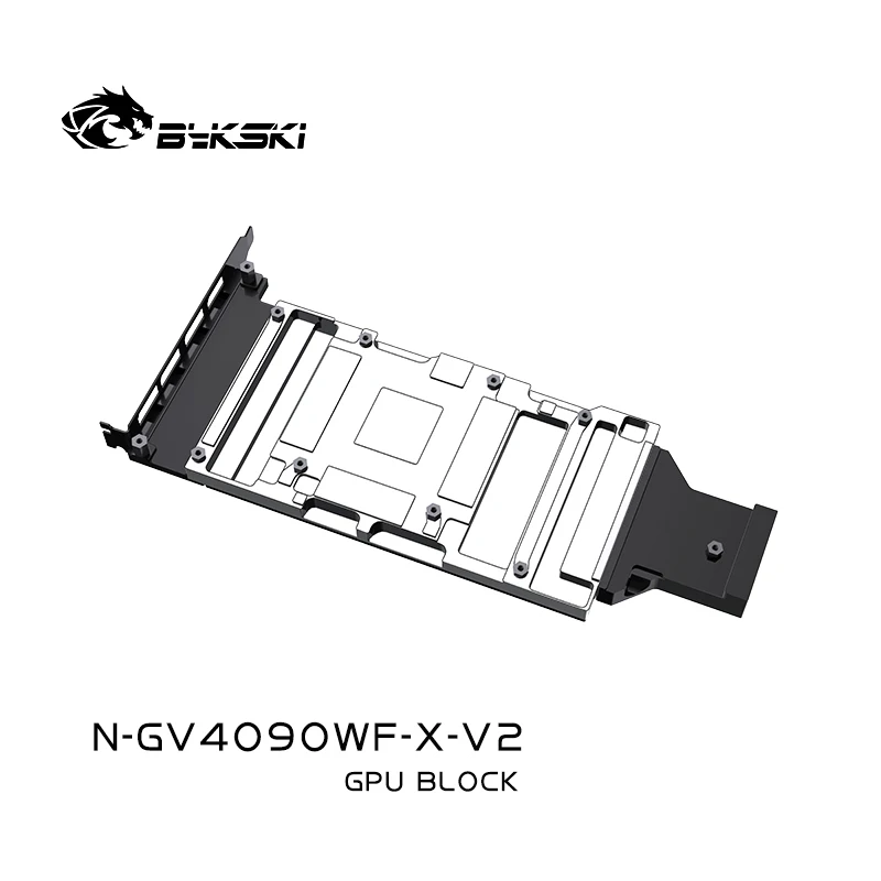 Bykski GPU كتلة المياه لجيجابايت GeForce RTX 4090 WindForce V2 24G / Turbo GPU مبرد مياه مخصص مشعاع تبريد مخصص