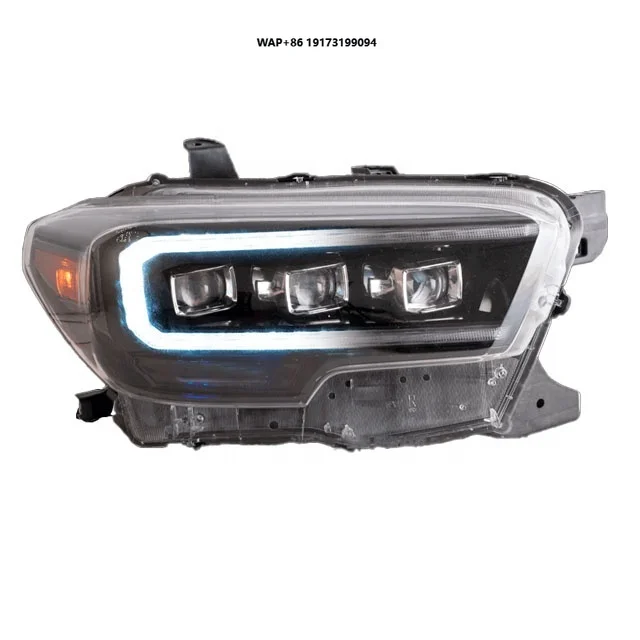 

Tacoma Off-Road Cool White Remanufactured LED Headlight Turn Signal Replacement Front Assembly 12V Easy Installation