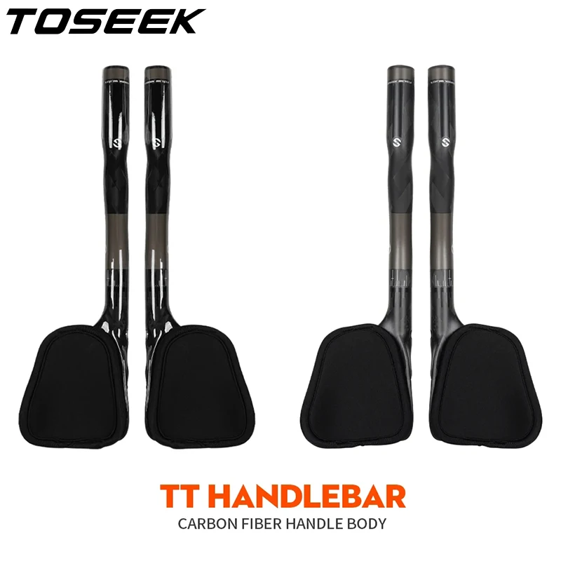 

TOSEEK full carbon TT handlebar 350mm Road Bike Handlebar Bicycle Rest Handle bar Extended Cycling Rest Relax Bar Carbon TT Bar