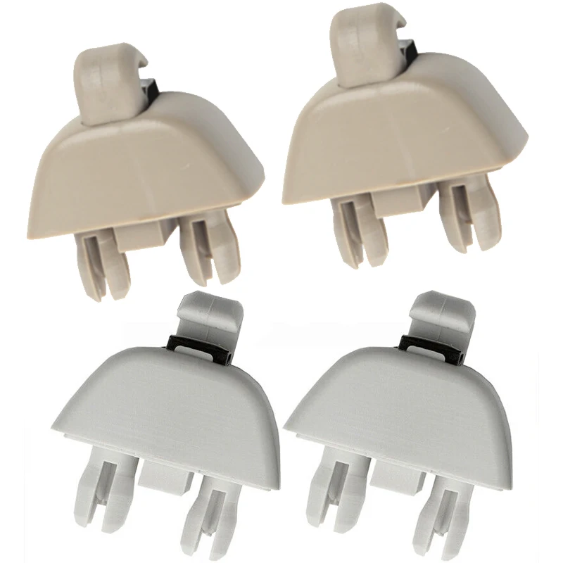 

2Pcs/Set Gray/Beige Car Sun Visor Clip For VW Polo UP! Passat Skoda Seat 2012-2015 6R0857561Y20 Car Supplies