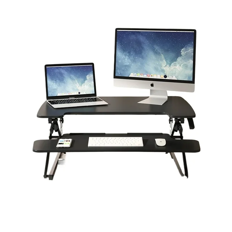 M2 series office lift table, multi-functional flap type sit and stand alternately computer mobile desk, lift table