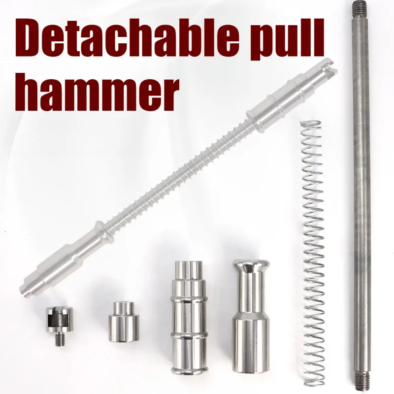 Dents Repair Tool Universal Stainless Spring Loaded Dents Repair Hammer Auto Body Dents Repair Puller Detachable