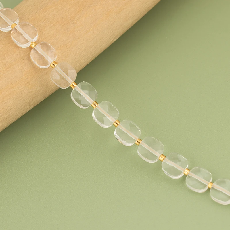 assoonas, eine Kette/Stück, MI03, Schmuckzubehör, Quarzstein, Anhänger, DIY-Zubehör, lose Perlenkette, Schmuckherstellung – Detail 1