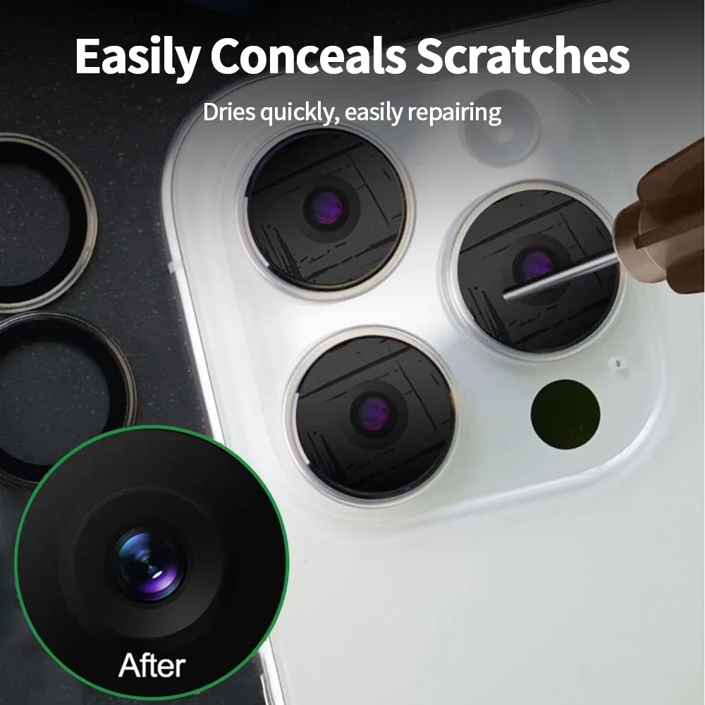 Relife RL-035Q 3ml lente da câmera líquido de reparo de luz azul para reparo de celular arranhões manchas solução de cura rápida