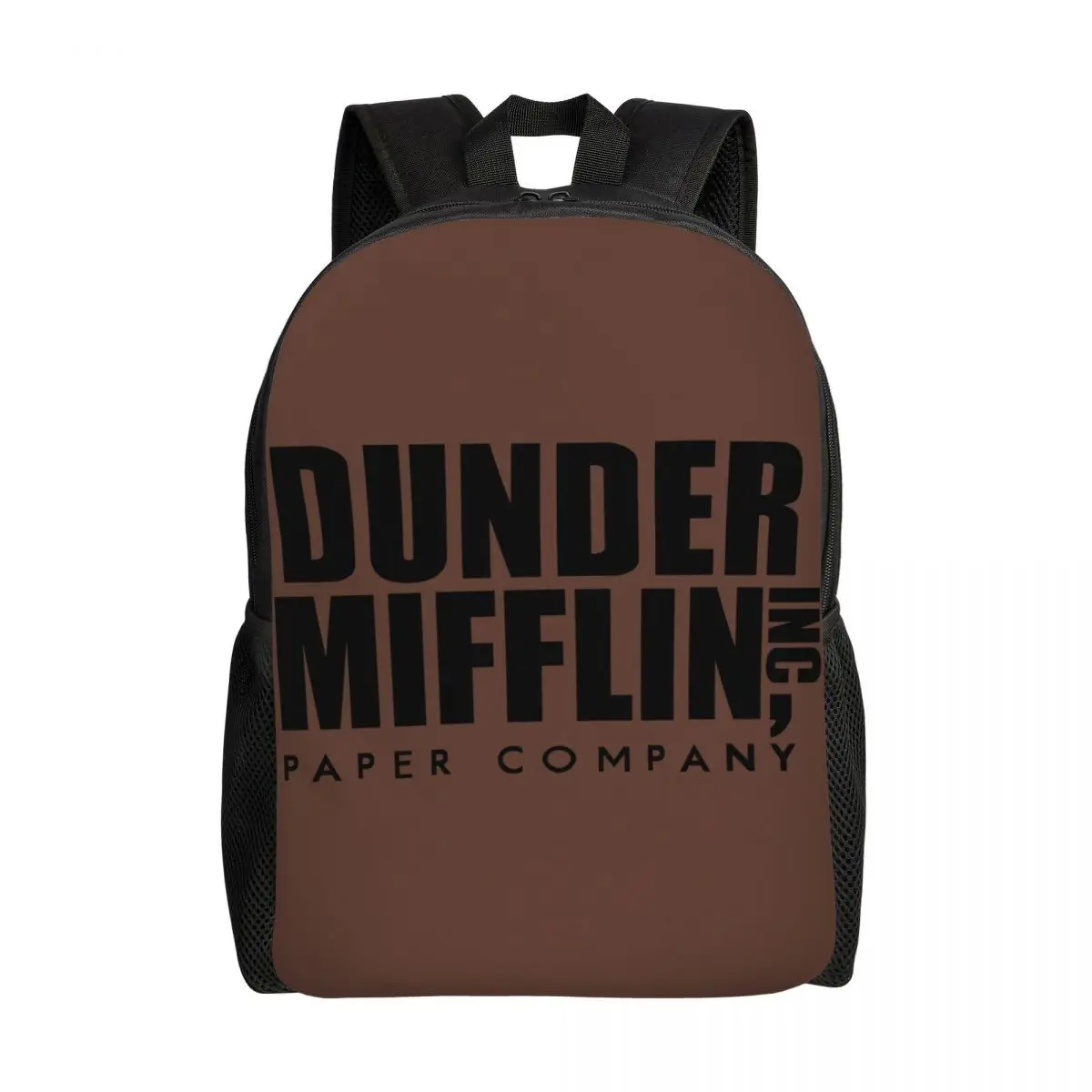 

Custom Dunder Mifflin Paper Company Backpack The Office TV Show School College Travel Bags Men Women Bookbag Fits 15 Inch Laptop