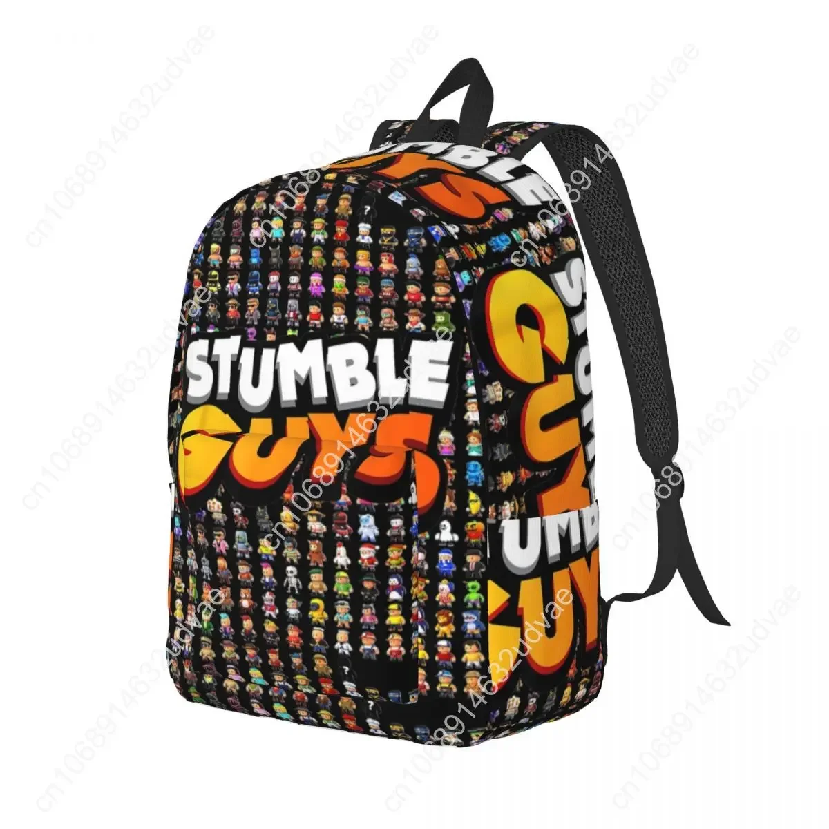 Stumbleguys Funny Game Backpack for Preschool Kindergarten School Student Videogame Bookbag Boy Girl Kids Canvas Daypack Travel