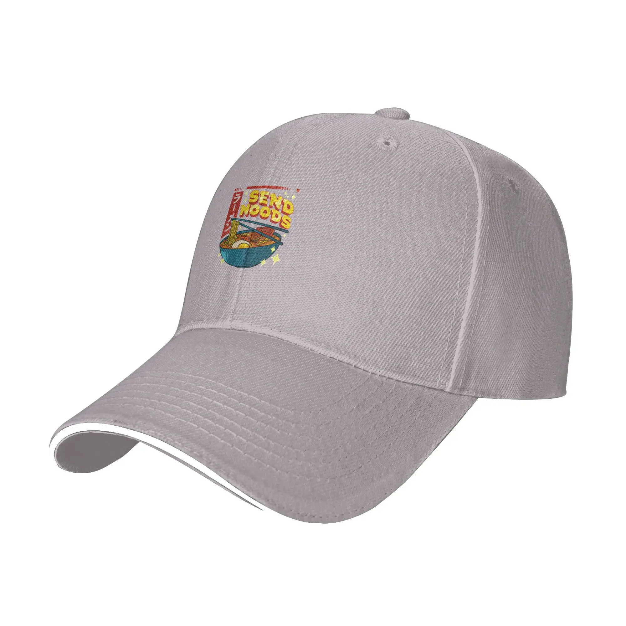 Hot Sale Funny Send Noods Pun Anime Gamer Ramen Kawaii Baseball Cap  Sweat Wicking Hat  Urban Commuting Hat