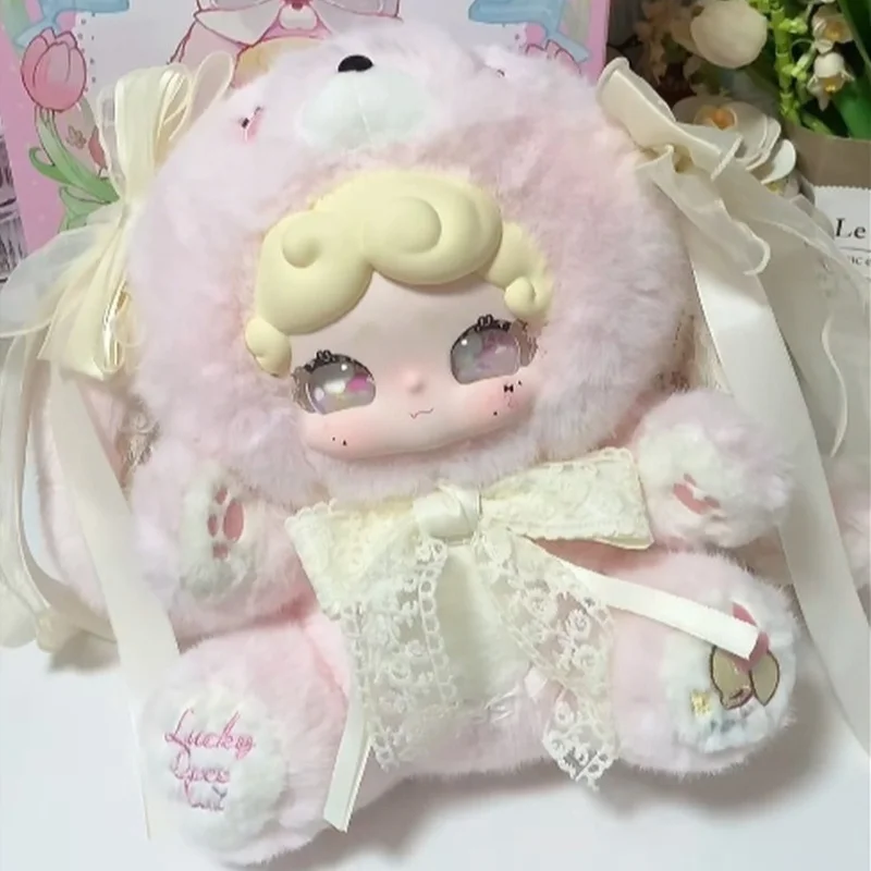 Lucky Deer Nai Sweet Tea Bunny serie 600% caja ciega de felpa muñeca caja sorpresa decoración coleccionable Kawaii regalo de cumpleaños para niña