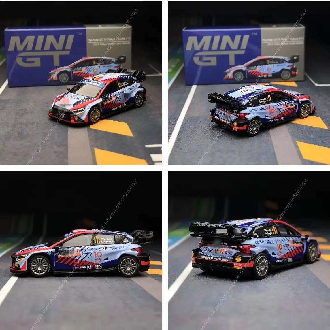 

In theBoxToys Store Mini GT #871 i20 N Rally1 Hybrid #11 2024 Rallye Monte-Carlo Diecast Model Car