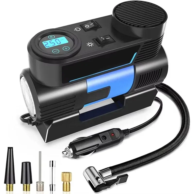 

Digital Tire Inflator For DC 12 Volt Car Portable Air Compressor Pump 150 PSI Car Air Compressor for Auto Car Motorcycles