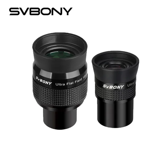 SVBONY Ocular telescópico 1,25 ""UF10mm/18mm ocular de campo ultraplano FMC SV190