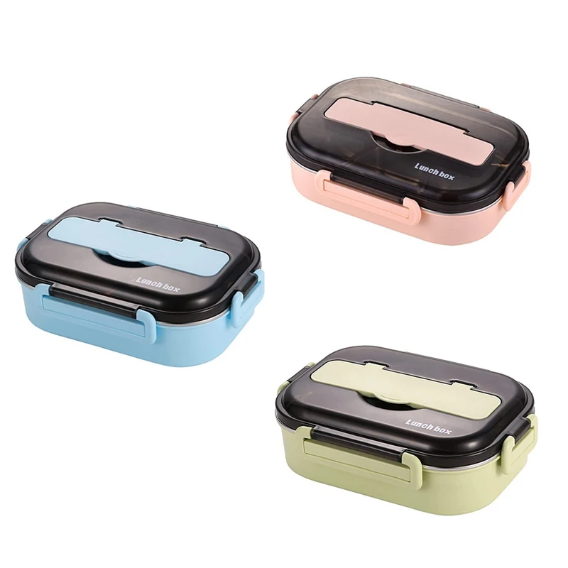 

Ланч-бокс Bento для студентов, Ланч-бокс с теплоизоляцией, Ланч-бокс из высококачественной нержавеющей стали, Ланч-бокс