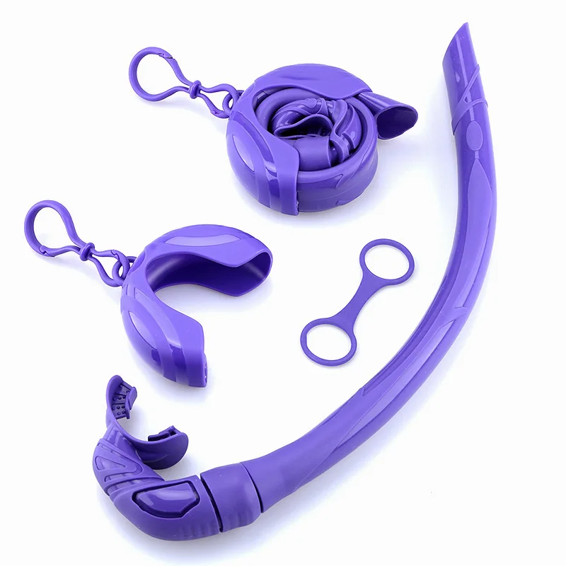 

Mini Portable Soft Foldable Pure Silicone Adult Free Snorkeling Water Supplies Wet Snorkel