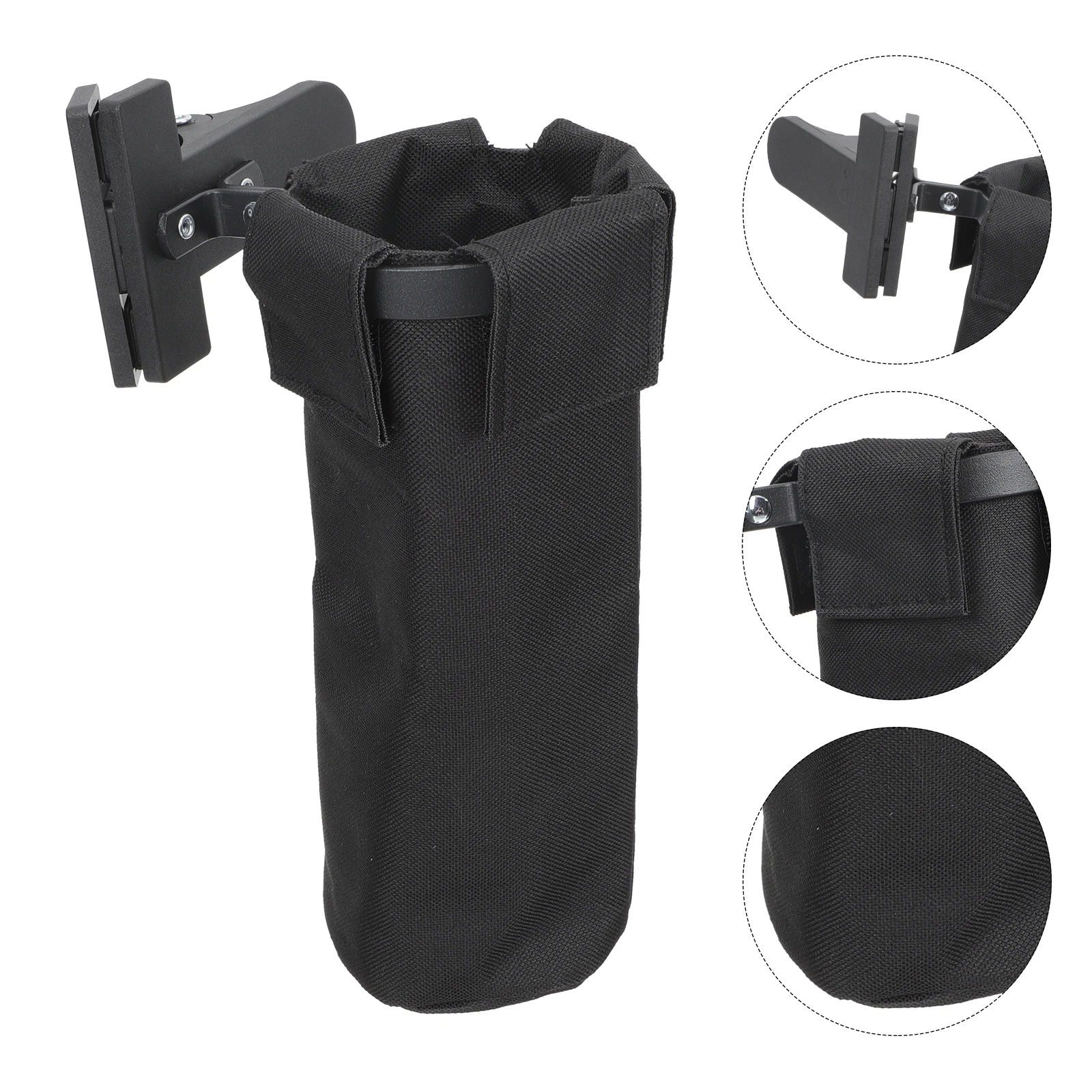 

Drum Stick Bag Metal Iron Hanging Flower Pots Drumsticks Basket Flowers Oxford Cloth Woven Ropes