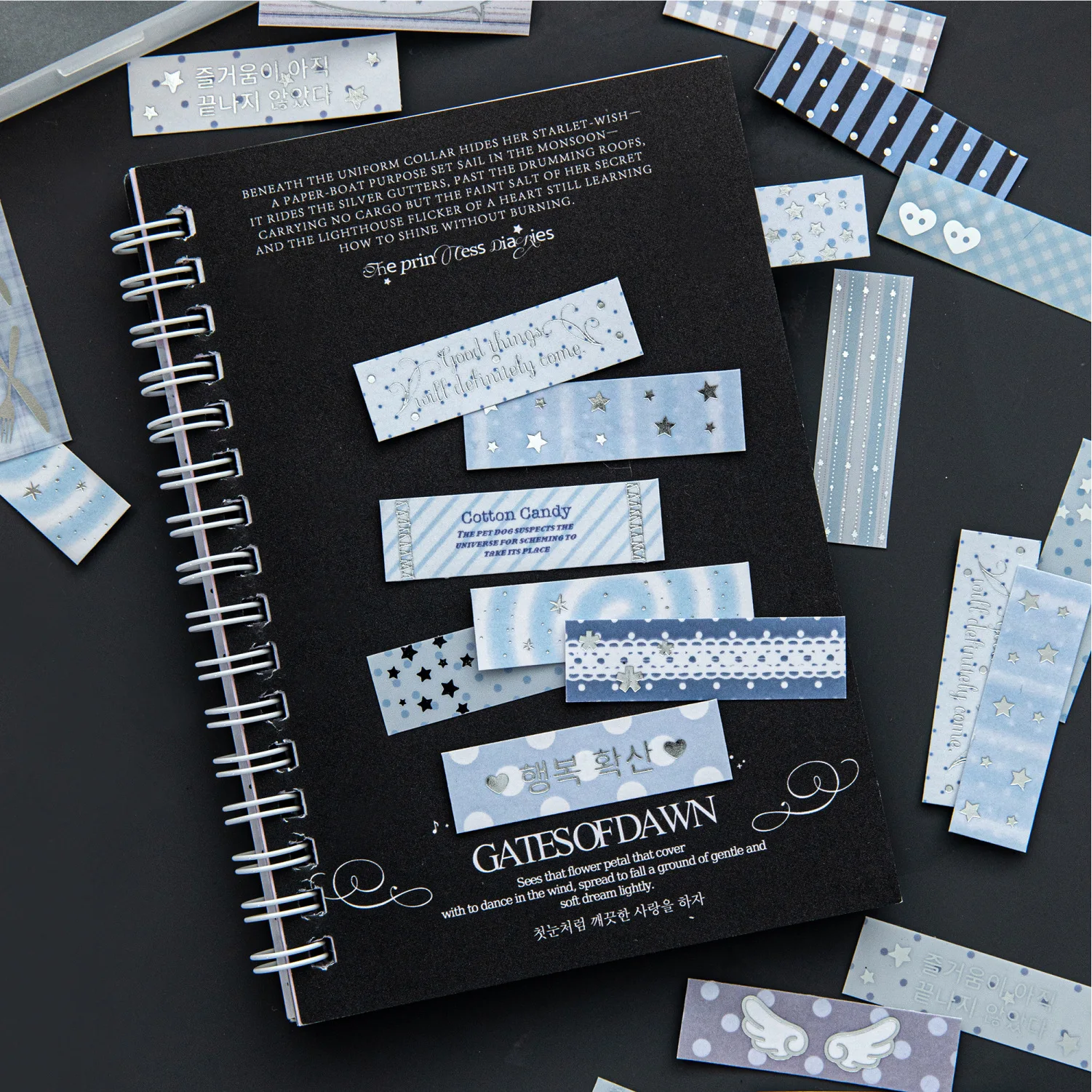 40pcs/1lot kawaii Stationery Sticker Monochrome Islands junk journal Decorative Scrapbooking DIY Craft Sticker