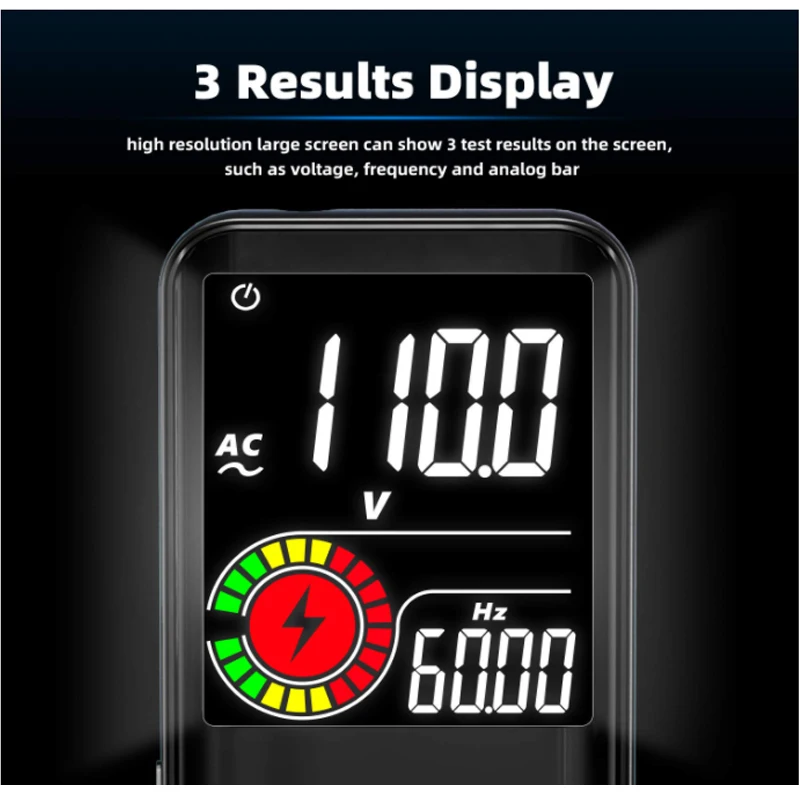 BSIDE S10 High precision Digital Smart Multimeter Color LCD Display 9999 Digital DC AC Voltage Capacitor Ohm Diode NCV Hz Tester