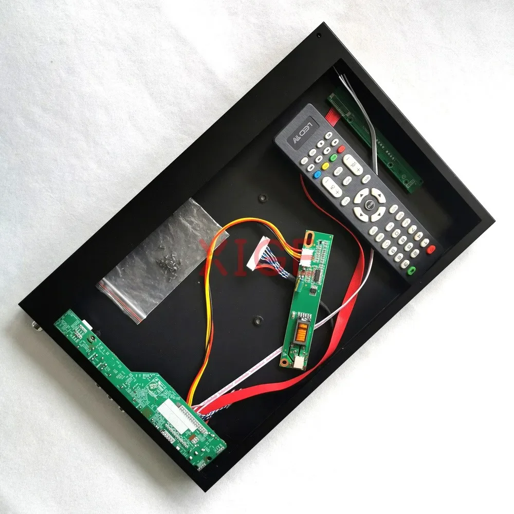 

For IASX16C ITSX68C Analog TV Controller Board+Metal Case 14.1" 1400*1050 LVDS 30 Pin VGA HDMI-Compatible AV USB 1CCFL DIY Kit