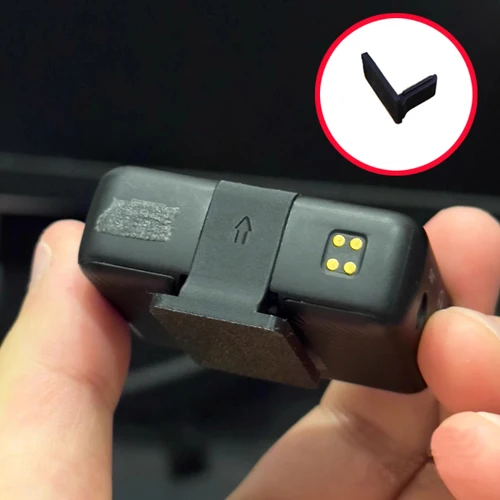 DJI 미니 1 세대 마이크 어댑터 보드, 3D 인쇄 토글 클립, 카메라 핫슈 커넥터, 블랙 연결 클램프, 1 개  Best5