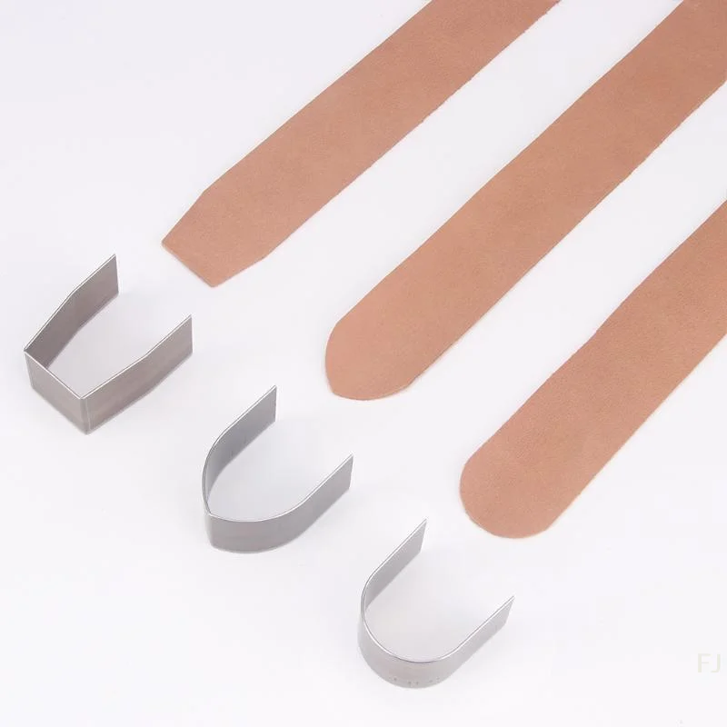 [YU]18Pcs Leather Belt Punch Chisel Cutter Mold Cutting Dies For DIY Handbags Belts Straps Includes V Square Round Shapes