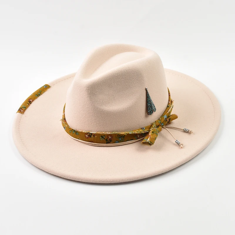 

Шляпа Fedora ручной работы для женщин, модная шляпа из мягкого фетра с широкими полями, осенние и зимние вечерние церковные джазовые шляпы