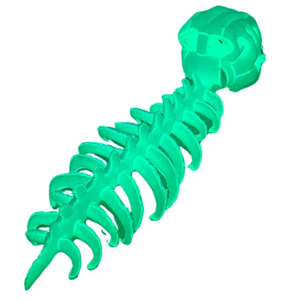 Luminous Dinosaur Skeleton Mask Headgear 3D 75/116CM Dinosaur Costume Cool Creative Halloween Dinosaur Skull Headgear