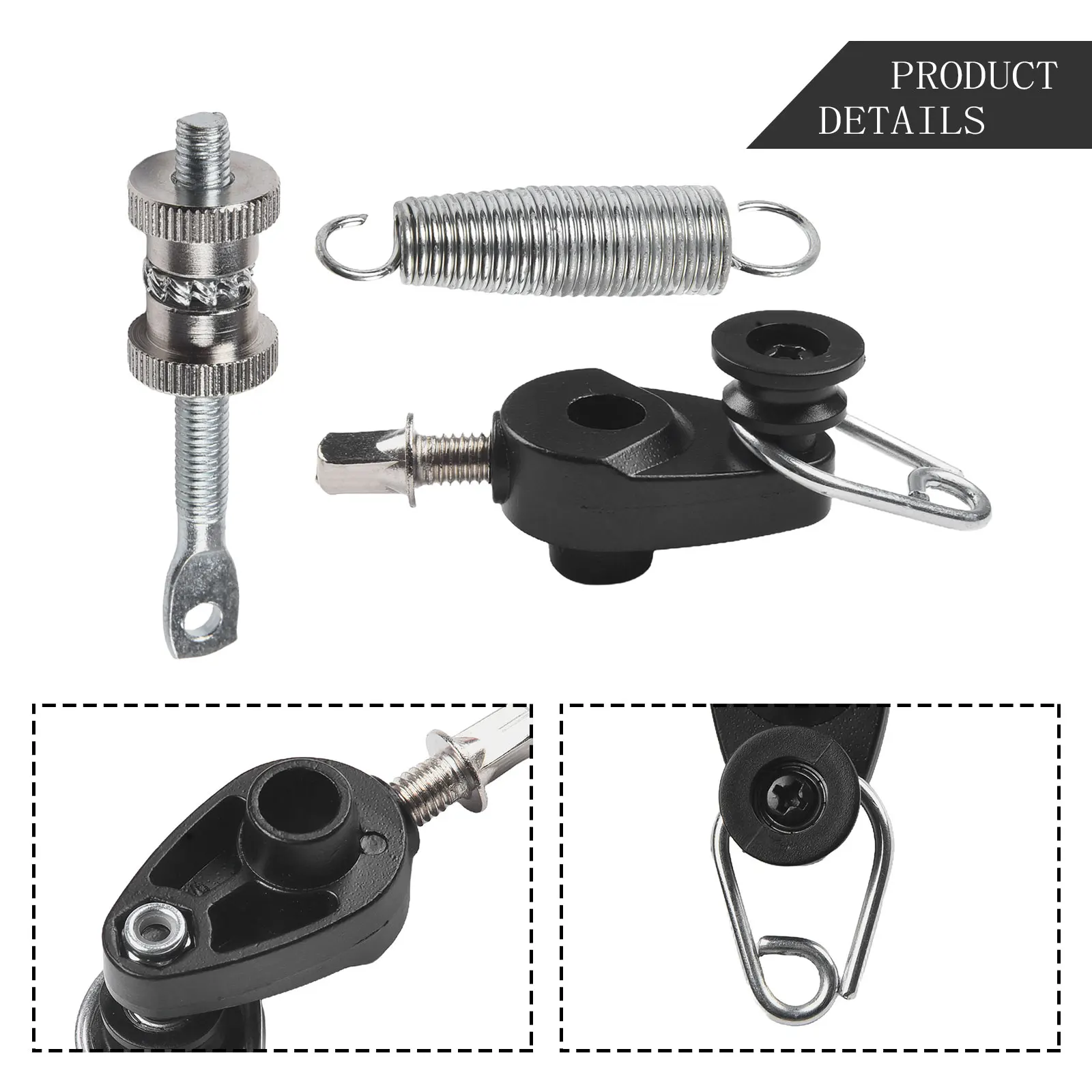 Metal Spring Cam Tensioner Kit for Bass For Drum Foot Pedals Supporting Consistent Response and Mechanical Stability During Play