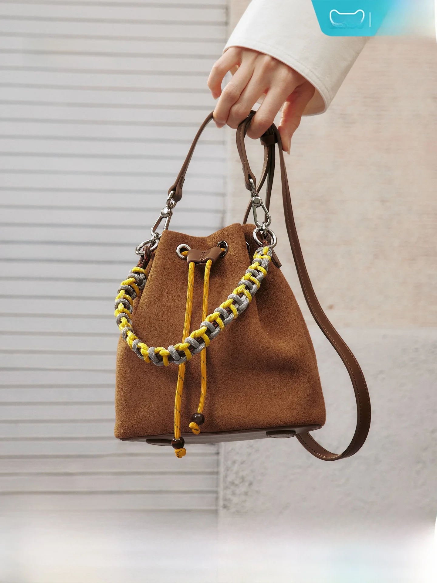 

Faionable Buet Bag, женская сумка через плечо, повседневная простая сумка Sle Hard ell с застежкой на шнурке, чистый цвет