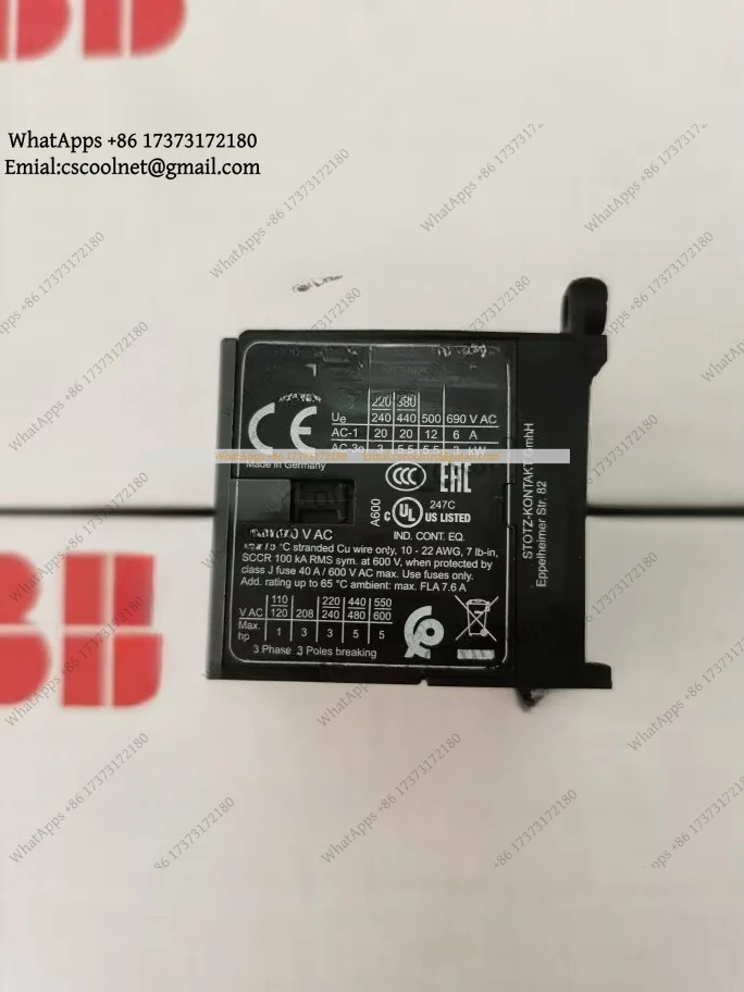 YX2 ABB B7-30-10 Miniature Contactor 24V 110V 220V 380V AC
