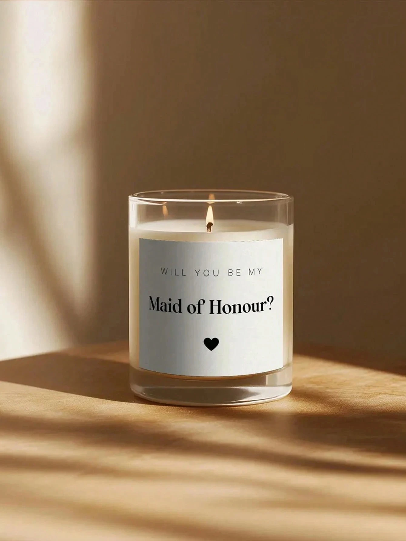 تسمية شمعة مخصصة هل ستكون وصيفة الشرف الخاص بي 99 1414 سنتيمتر خادمة الشرف زهرة فتاة ديكور المنزل