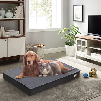 Dog Beds for Large Dogs, Orthopedic Dog Bed for Medium Large Dogs Waterproof Lining, and Non-Slip Bottom, Machine Washable 4