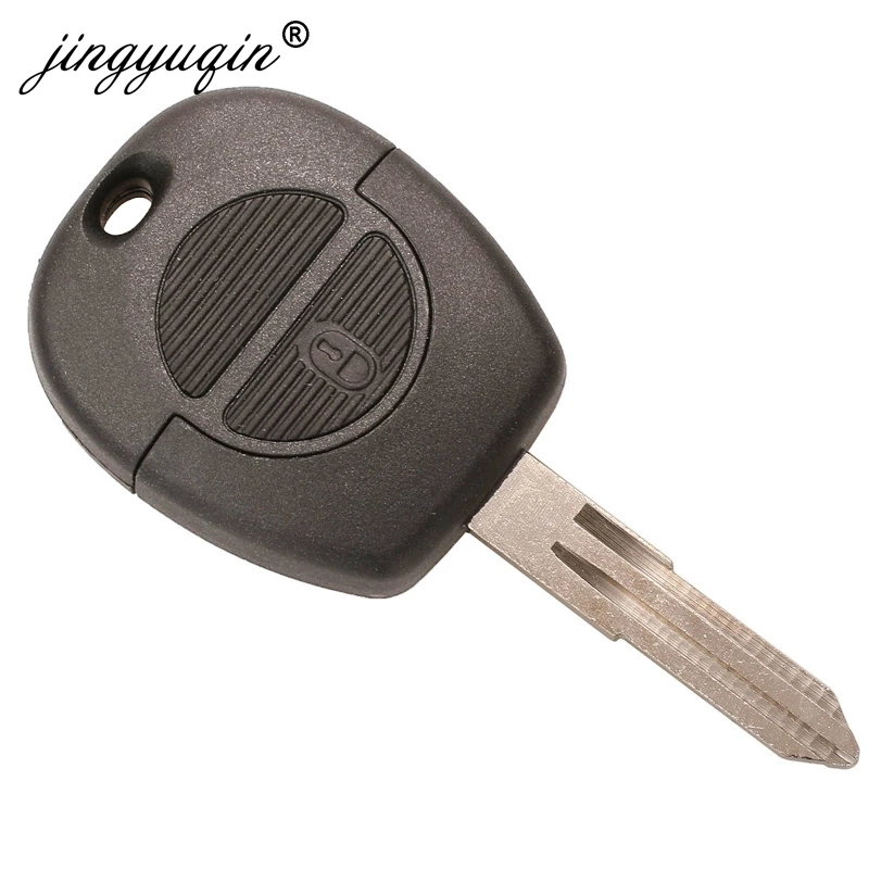 jingyuqin 2 Button Auto Car Key Shell Fob For Nissan Micra Almera Primera X-Trail Replacement Remote Key Cover Case